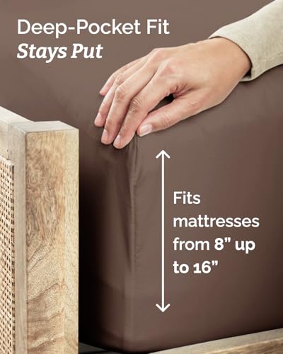 Twin Size 3 Piece Sheet Set (09 - Brown / Twin)