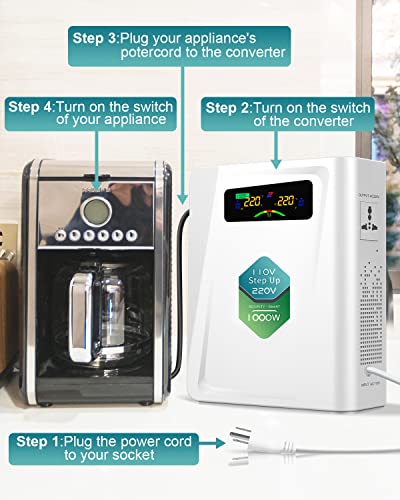 120v to 240v Step Up Transformer 1000W (Step Up / 1000W)
