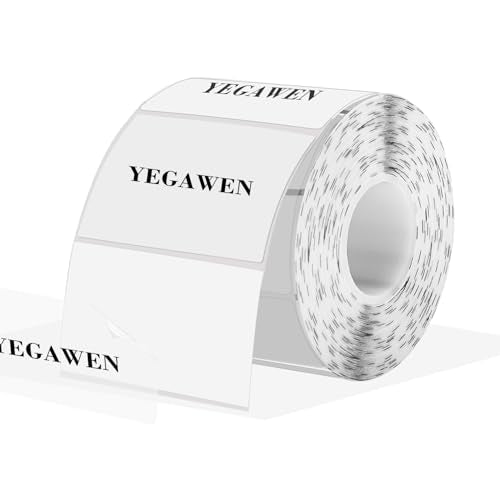 3x2 Inch Transparent Thermal Labels Stickers