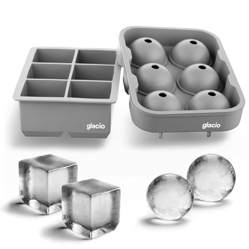 Silicone Ice Cube Trays with Lids (2 Count)