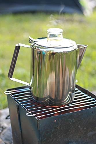 Rapid Brew Stainless Steel Stovetop Percolator Coffee Pot (12 Cup)
