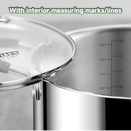 Stainless Steel Kitchen Cookware Set (11-Piece)