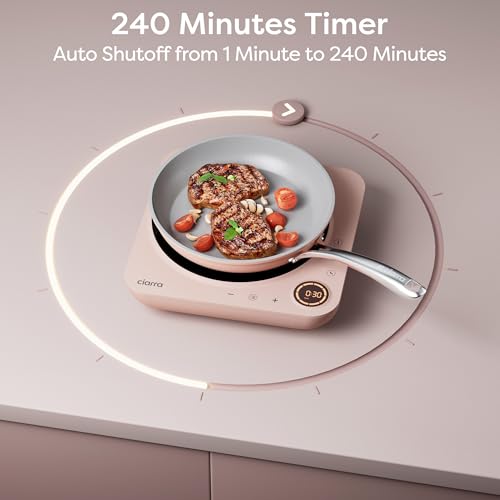 CATIH1A P Portable Induction Cooktop (Pink)