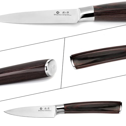 Paring Knife 3.5 Inch (Brown Handle)