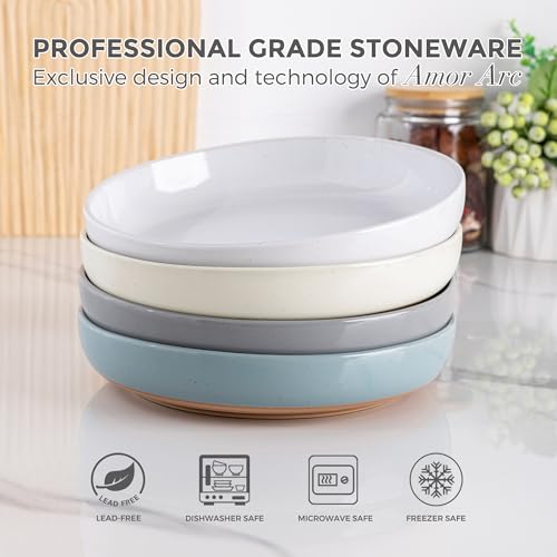 8.75'' Large Ceramic Pasta Bowls (Multi-Color(8.75inch))