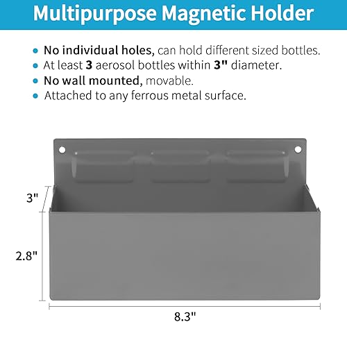 Magnetic Aerosol Spray Can Holder