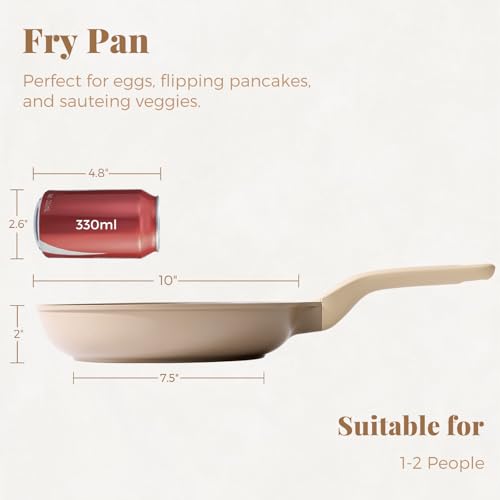 Nonstick Frying Pan (10 Inch / Natural Linen)
