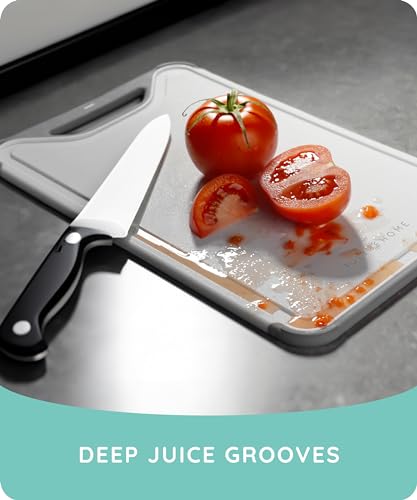 Cutting Boards for Kitchen (Gray / Set of 3 (16"x10", 13"x8", 10"x7"))