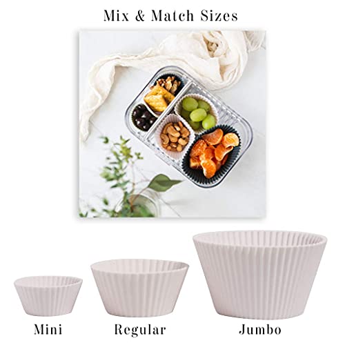 Reusable Silicone Baking Cup Silicone Muffin Liners for Cupcakes (Standard)