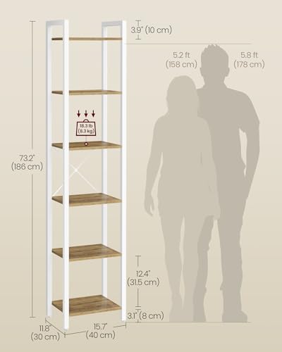 6 Tier Bookshelf