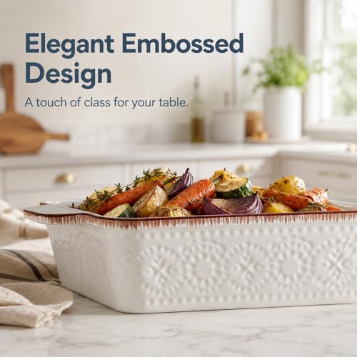 Casserole Dishes for Oven (White 01)
