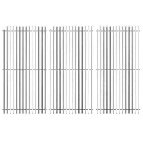 20-1/2" Stainless Steel Cooking Grates Replacement Parts for DCS 24“, 36”, 48“ Series Grill (20 1/2" x 31 5/16")