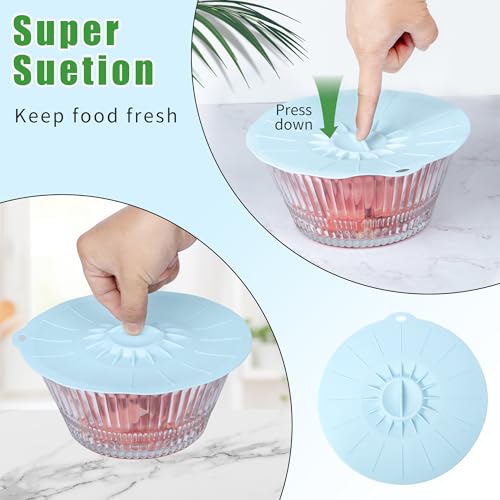9 Pack Silicone Lids (9-Pack Silicone Lids)
