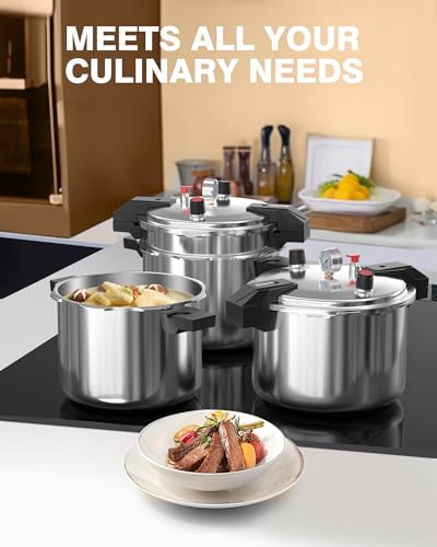 Aluminum Pressure Cooker 23Qt Pressure Canner (23 Quarts)