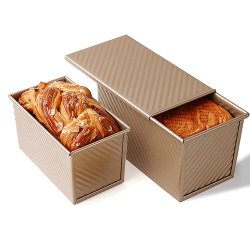 2 Pack Pullman Loaf Pan with Lid