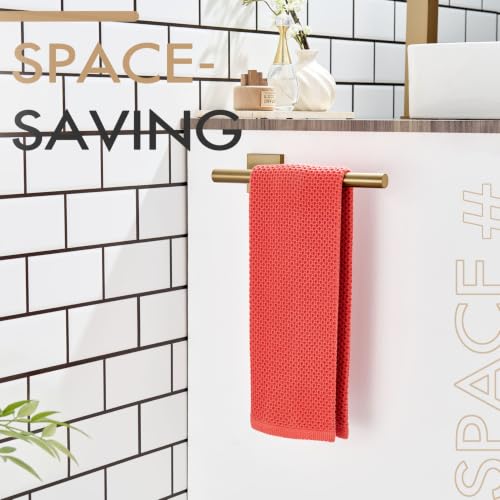 Bathroom Towel Bar Hand Towel Holders Wall Mount Toilet Kitchen Cabinet Paper Holder Stainless Steel Bath Hardware Champagne Bronze (Champagne Bronze / 1 Pack)