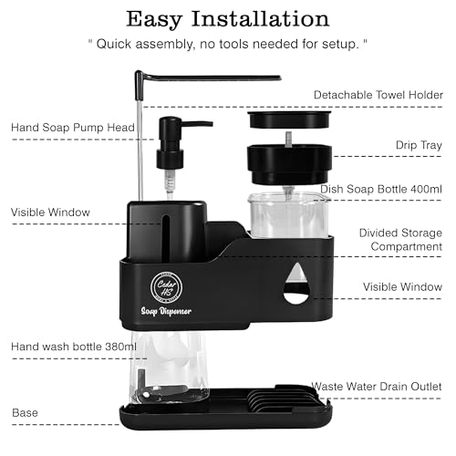 Kitchen Soap Dispenser Set