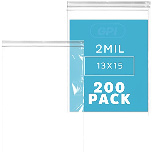 2 Gallon Zip Bags (200 Count)