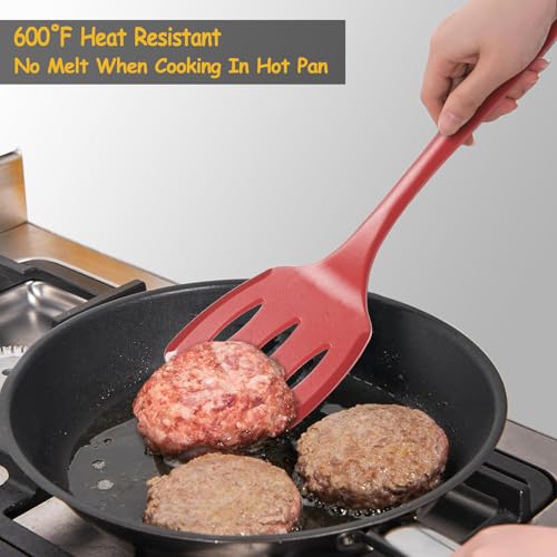 Silicone Spatula Set (Red)