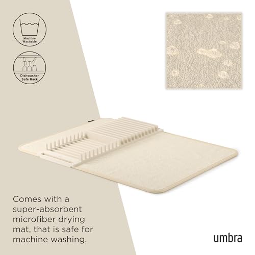 Udry Dish Drying Rack with Mat