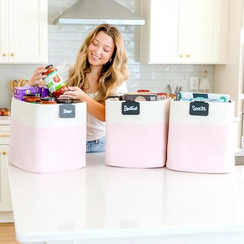 13x15x13 Kallax Storage Cubes (Off White & Mixed Pink / 15 x 13 x 13 (Kallax))
