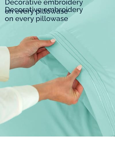 Twin XL 3 Piece Sheet Set (22 - Spa Blue / Twin XL)