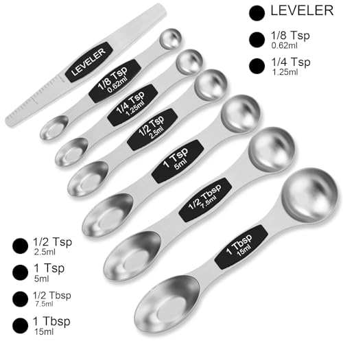 Magnetic Measuring Spoons Set