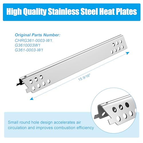 Grill Replacement Parts for Charbroil Performance TRU (17'' x 8 14/16'' Emitter Plate Kit-3)
