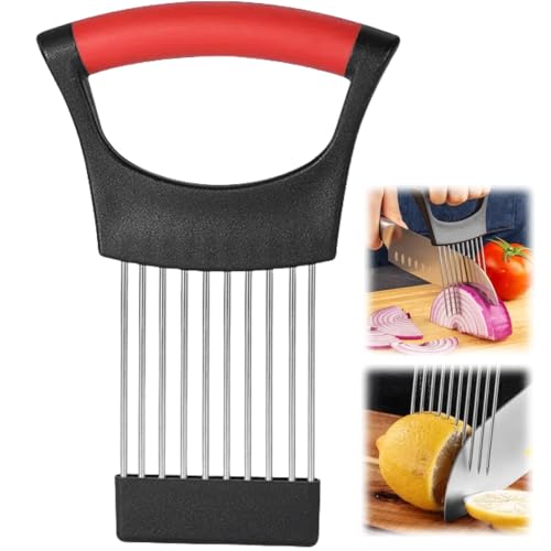 Onion Slice Holder (Red / 1 Pack)