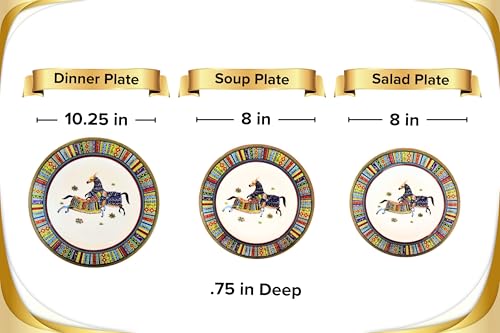 Porcelain Dinnerware Set for 4