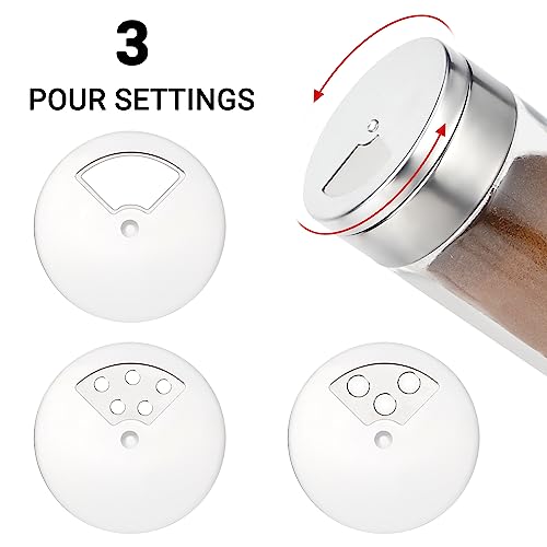 Spice Jar with Shaker Lids (6oz / 190ml)