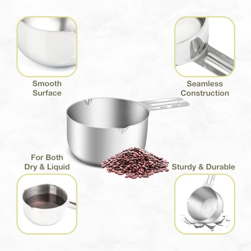 18/8(304) Stainless Steel Measuring Cup Set(1CUP & 2CUP)