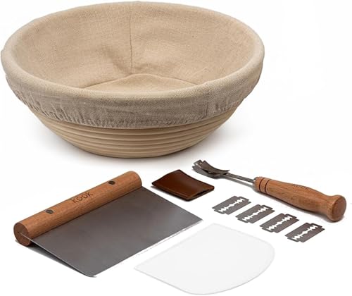 Banneton Bread Proofing Set (Round Shape)