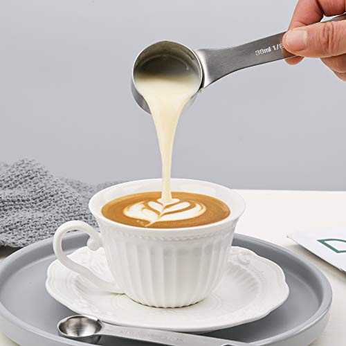 Measuring Cups Set (A: 8cups+9spoons / Siliver)
