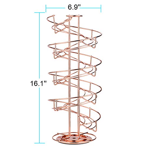 Spiral Design Metal Egg Skelter Dispenser Rack
