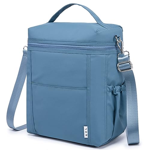 NOL Insulated Lunch Bags for Women Cooler Bag Lightweight Nylon Waterproof Lunch Box for Work