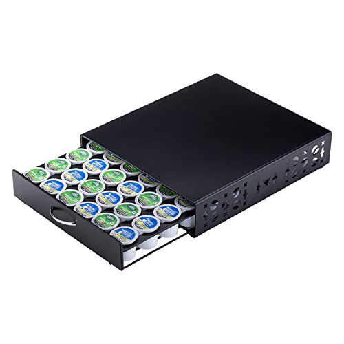 K Cup Pod Holde iron Top Drawer (Black1)