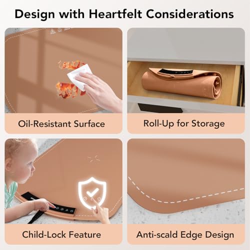 Food Warming Mat (Brown)