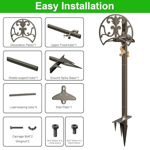Hose Stand with Brass Faucet