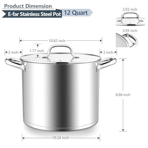 12 Quart Cooking Stock Pot