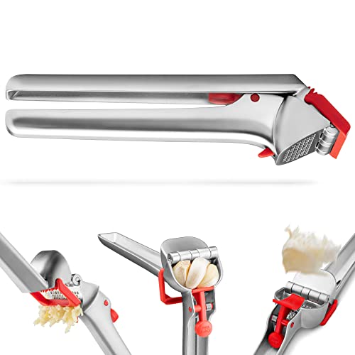 Garject Garlic Press with Peel Ejector & Scraper
