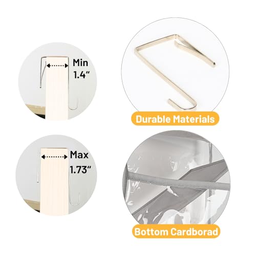 Over the Door Organizer 5 Tiers (Clear - 5 Tiers)