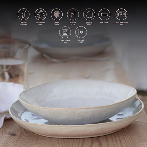 Ceramic Stoneware 11" x 4.5" (Eivissa Sand Beige / 119 oz.)