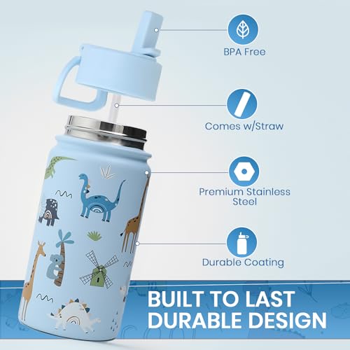 Water Bottle 14 Oz (Blue / 14 Ounces)