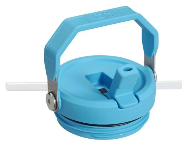 IceFlow Flip Straw Tumbler with Handle 20 oz (Azure / 20 Ounces)