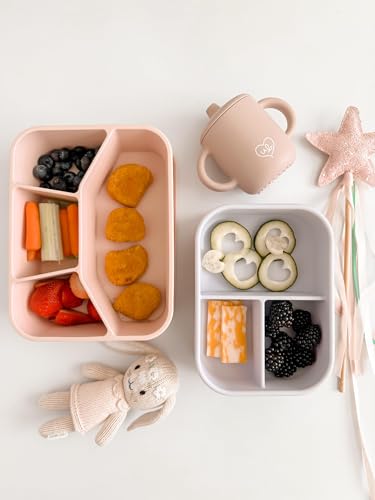 Leak Proof Square Bento Box Food (Pink)