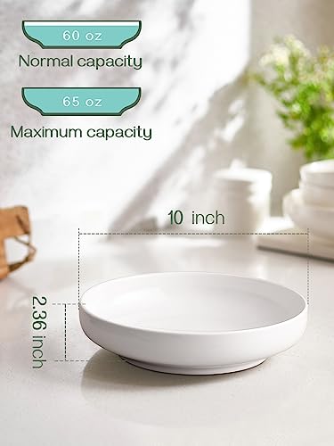 Pasta Bowls 65 oz Large Salad Bowls Set of 2 (2 Count)