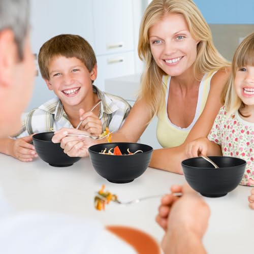 Wheat Straw Bowl Sets (26 oz / Black)