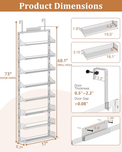 Over the Door Pantry Organizer 8