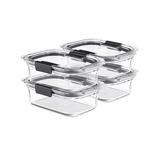 Brilliance Glass Food Storage Containers (3.2 Cup (8-Piece))
